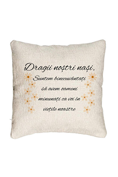 BEKZ Fata de perna Canapea pentru Nasi 3, 40x40 cm, Cu fermoar