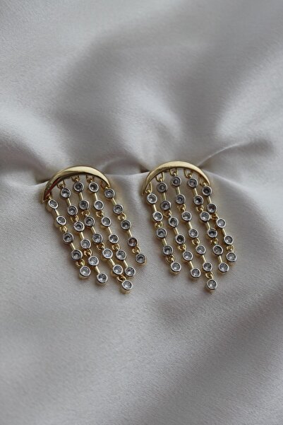 Nenya أقراط ضوء القمر من حجر الزركون الفولاذي VIP