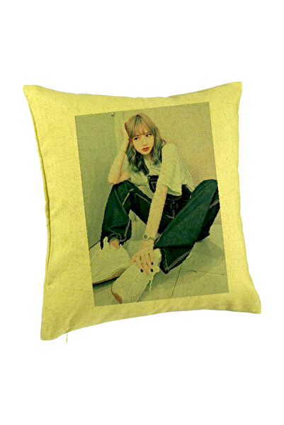 BEKZ Față de pernă Blackpink Lisa 3, 40×40 cm, Verde
