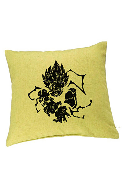 BEKZ Μαξιλαροθήκη Dragonball Goku Μαύρη, 40x40 εκ., Πράσινη