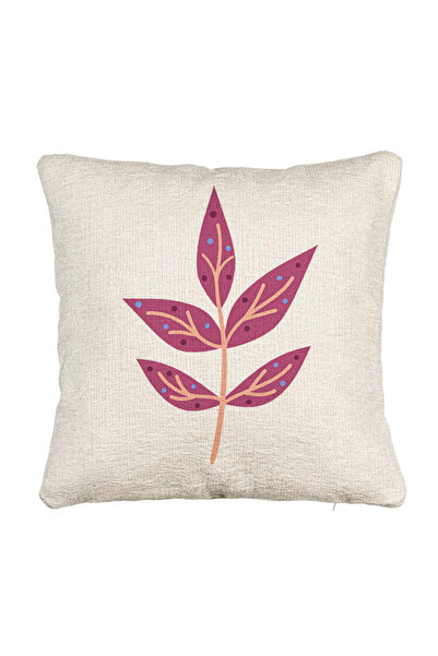 BEKZ Fata de perna Canapea, Model Florale Yuko, 40x40 cm, Cu fermoar