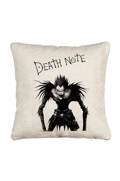 BEKZ Perna Decorativa Canapea cu Deathnote, 40x40 cm, Cu fermoar