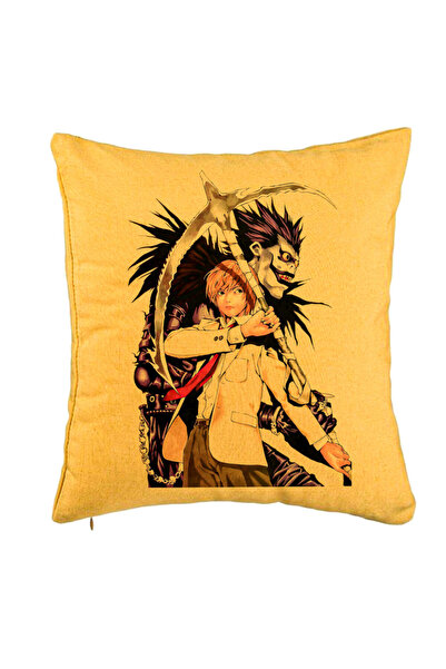 BEKZ Față de pernă Deathnote 1, 40x40 cm, galbenă