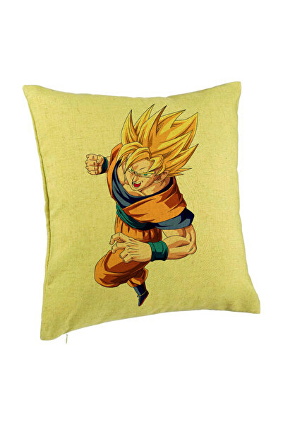 BEKZ Μαξιλαροθήκη με τον Θυμωμένο Γκόκου, 40x40 εκ., Πράσινη