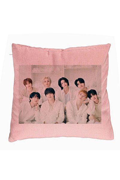 BEKZ Μαξιλαροθήκη, Stray Kids 10, 40x40 εκ., Ροζ