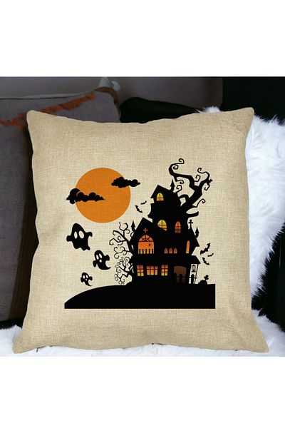 BEKZ Față de pernă cu motiv de Halloween, 40x40 cm