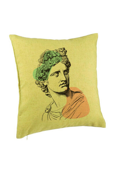 BEKZ Față de pernă, model Apollo Belvedere, 40x40 cm, verde