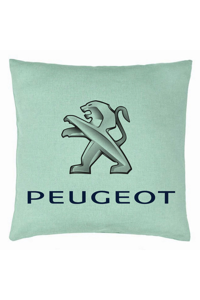 BEKZ Perna Decorativa, Peugeot, 40×40 cm, Verde Menta, Husa Detasabila, Burduf