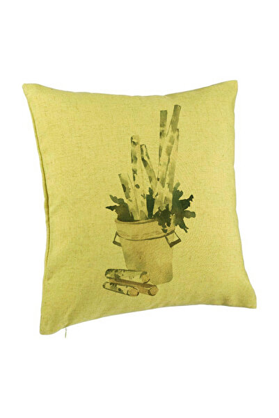 BEKZ Perna Decorativa cu tematica de Craciun, 9, 40x40 cm, Verde, Husa Detasa...