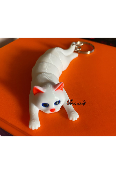 librescraft 3D Sweet Cat Keychain