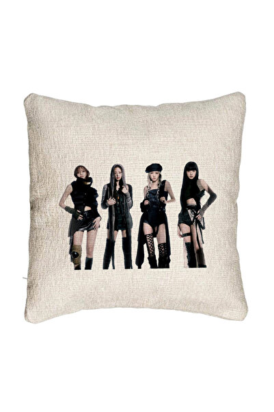 BEKZ Perna Decorativa Canapea BlackPink, 4, 40x40 cm, Cu fermoar