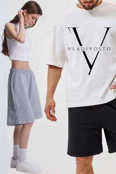 vladivosto Summer Solid Color Extra Loose Black Gray Oversize Fit Plus Sizeoversize Baggy Bermuda Shorts Below the Knee