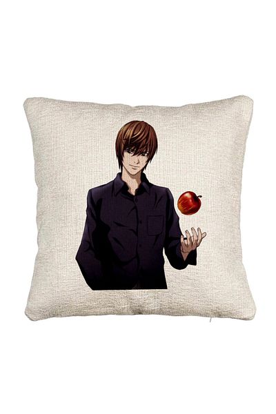 BEKZ Perna Decorativa Canapea cu Death Note SV, 40x40 cm, Cu fermoar