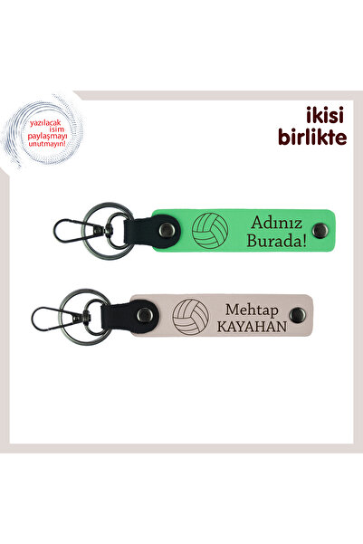 Miaju هدية التخرج للطالب الرياضي، سلسلة مفاتيح للكرة الطائرة قابلة للكتابة، م...