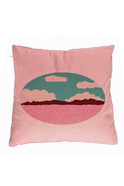 BEKZ Față de pernă, model colorat, 40x40 cm, roz