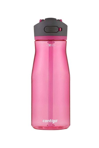Contigo Jackson Water Bottle Autopop Leak Proof Lid - Pink, 32 Oz