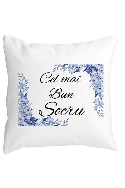 BEKZ Pillowcase For Father-in-law 2, 40x40 Cm, White, Matte