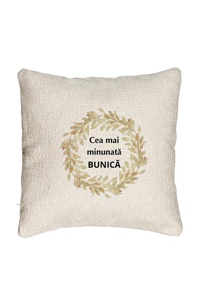 BEKZ Fata de perna Canapea pentru Bunica 5, 40x40 cm, Cu fermoar