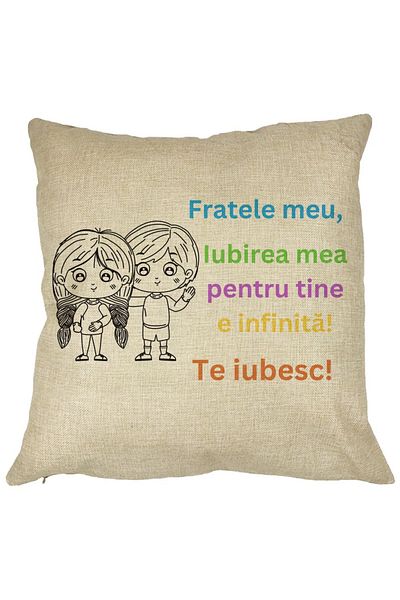 BEKZ Față de pernă Fratele meu 3, 40x40 cm