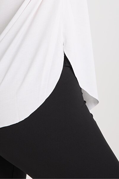 Store 100% Cotton Women's T-Shirt - Basic, Casual and Sports Combinations with Slit Detail