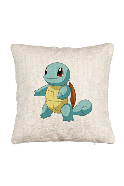 BEKZ Perna Decorativa Canapea, Model copii Squirtle, 40x40 cm, Cu fermoar