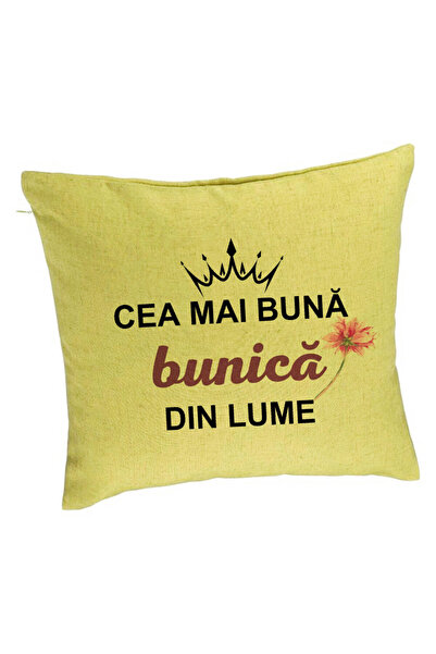 BEKZ Față de pernă pentru bunică 12, 40x40 cm, verde