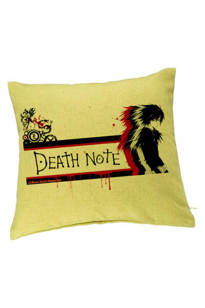 BEKZ Față de pernă Death Note 3, 40x40 cm, verde