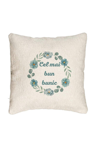 BEKZ Perna Decorativa Canapea pentru Bunicul 4, 40x40 cm, Cu fermoar