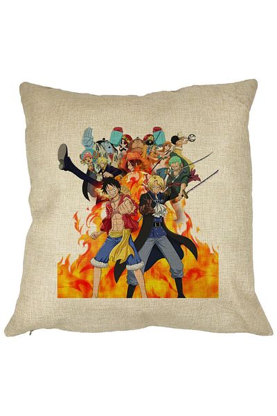 BEKZ Perna Decorativa cu One Piece Cover, 40x40 cm, Husa Detasabila, Burduf