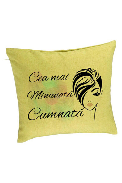 BEKZ Διακοσμητικό μαξιλάρι για κουνιάδα 2, 40x40 εκ., Πράσινο, Αφαιρούμενο κά...