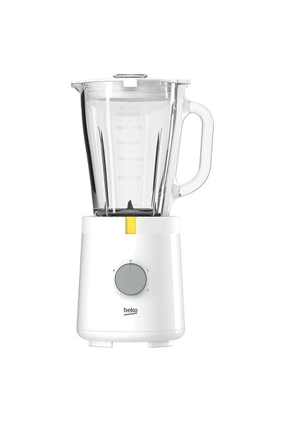 Beko Blender Tbn62608w, 600 W, 1.5 L, 2 Speeds, Ice Crushing Function, White