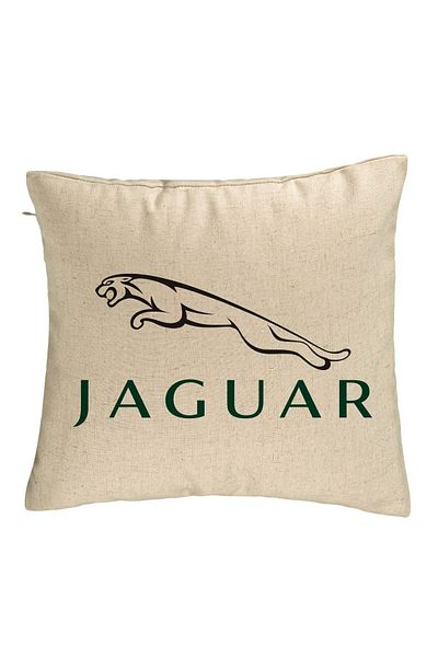 BEKZ Perna Decorativa, Jaguar, 40×40 cm, Bej, Husa Detasabila, Burduf