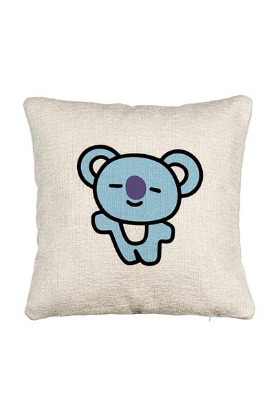 BEKZ Perna Decorativa Canapea, Model Ursulet Koala, 40x40 cm, Cu fermoar