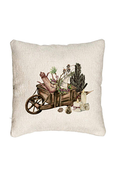 BEKZ Fata de perna Canapea cu tematica de Craciun, 18, 40x40 cm, Cu fermoar