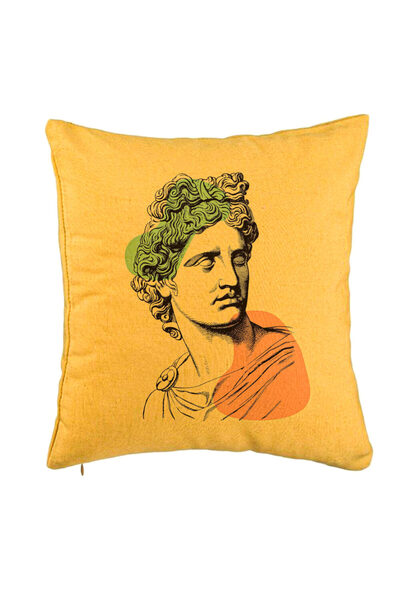 BEKZ Față de pernă, model Apollo Belvedere, 40x40 cm, galben