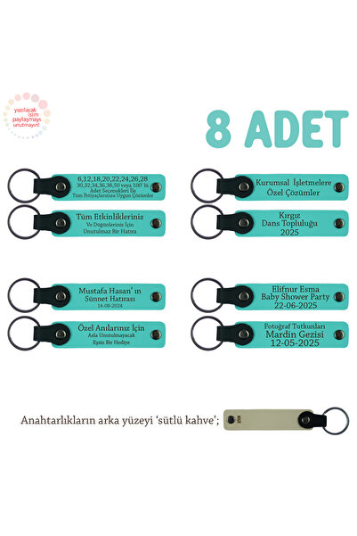 Miaju هدية التخرج من دورة السباحة، مجموعة من 8 سلاسل مفاتيح مع إمكانية كتابة ...