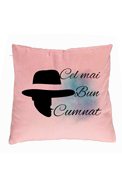 BEKZ Διακοσμητικό μαξιλάρι για κουνιάδο 3 ατόμων, 40x40 εκ., Ροζ, Αφαιρούμενο...