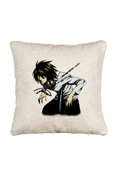 BEKZ Διακοσμητικό μαξιλάρι καναπέ με Death Note L, 40x40 εκ., με φερμουάρ