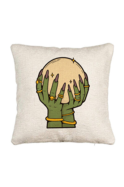 BEKZ Perna Decorativa Canapea cu motiv de Halloween 9, 40x40 cm, Cu fermoar