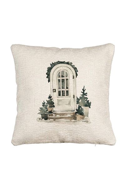 BEKZ Perna Decorativa Canapea cu tematica de Craciun, 3, 40x40 cm, Cu fermoar