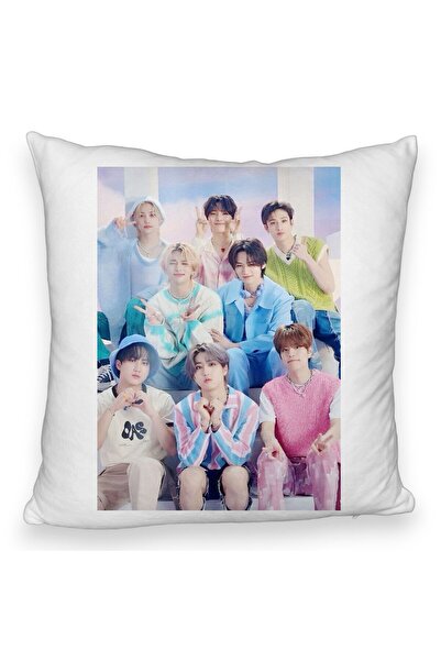 BEKZ Αφράτη μαξιλαροθήκη, Stray Kids 2, 45×45 cm, Με φερμουάρ