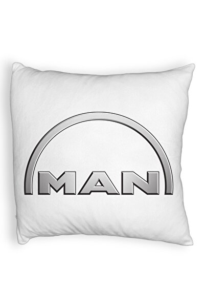 BEKZ Χνουδωτό Διακοσμητικό Μαξιλάρι, Άνδρας, 45×45 cm, Με φερμουάρ