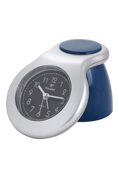 dojana Analog Alarm Clock Black/Blue/Silver
