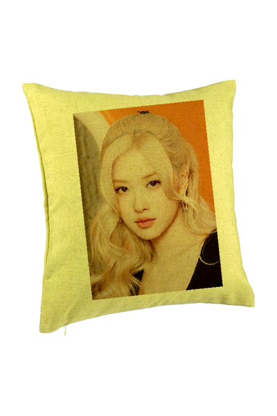 BEKZ Față de pernă Blackpink Rose 5, 40×40 cm, Verde