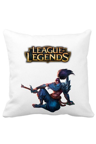 BEKZ Pillowcase With League Of Legends, 40x40 Cm, White, Matte