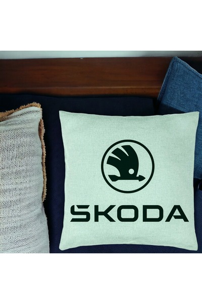 BEKZ Perna Decorativa, Model Skoda, 40x40 cm, Verde Menta, Husa Detasabila, B...