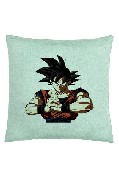 BEKZ Μαξιλαροθήκη με τον Dragonball Goku 2, 40x40 εκ., Πράσινο της Μέντας