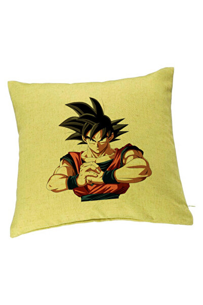 BEKZ Μαξιλαροθήκη με τον Dragonball Goku 2, 40x40 εκ., Πράσινη