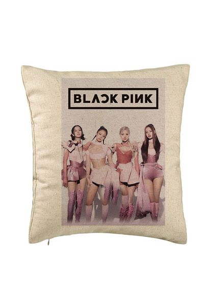 BEKZ Față de pernă Blackpink, Model 4, 40x40 cm, bej