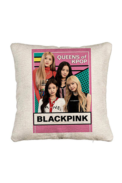 BEKZ Perna Decorativa Canapea, Model Blackpink K-POP, 40x40 cm, Cu fermoar